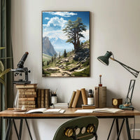 Great Basin Scenic Travel Poster Vintage Wall Art