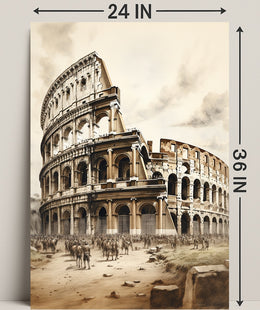 The Colosseum A Timeless Icon Poster
