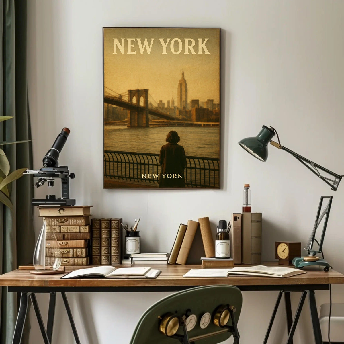 New York Cityscape Poster
