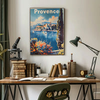 Scenic Provence Escape Vintage Travel Poster