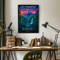 Olympic National Park Adventure Poster Print