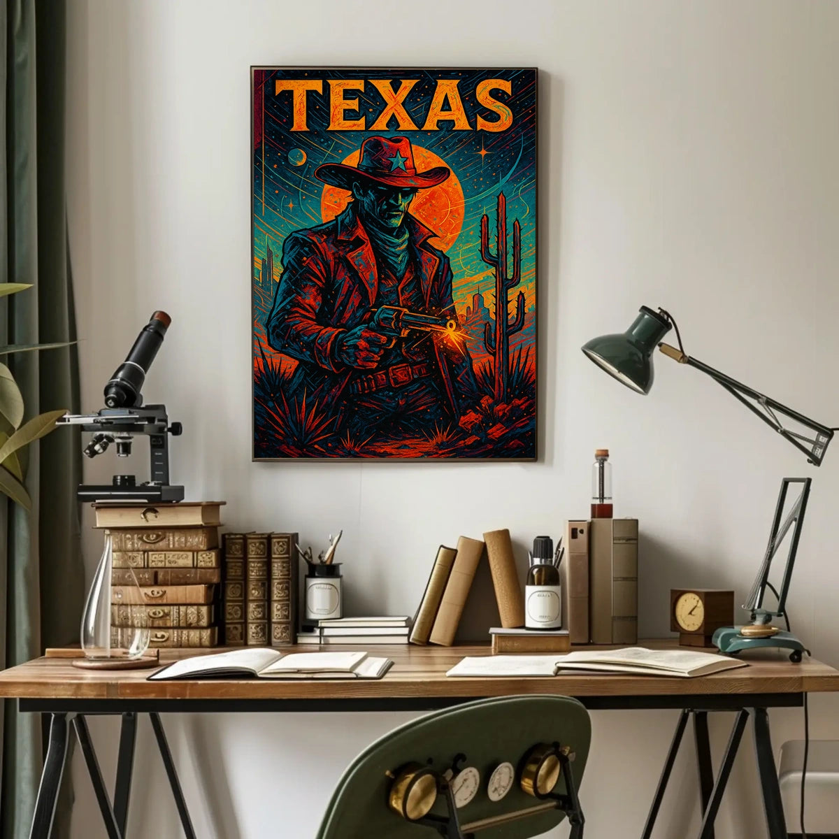 Texas Cowboy Poster