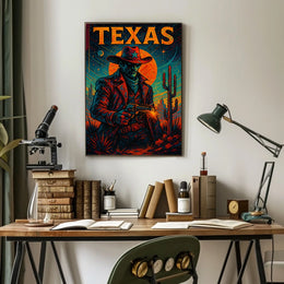 Texas Cowboy Poster