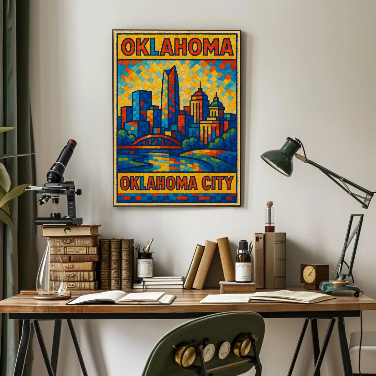 Oklahoma City Skyline Poster