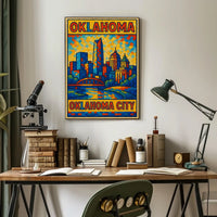 Oklahoma City Skyline Poster