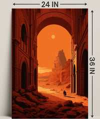 Journey Through The Arches Poster PosterGoat