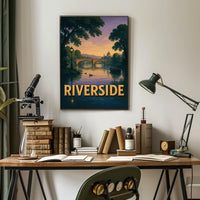 Riverside Serenity Poster