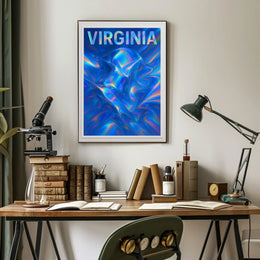 Virginia Abstract Expression Abstract Poster