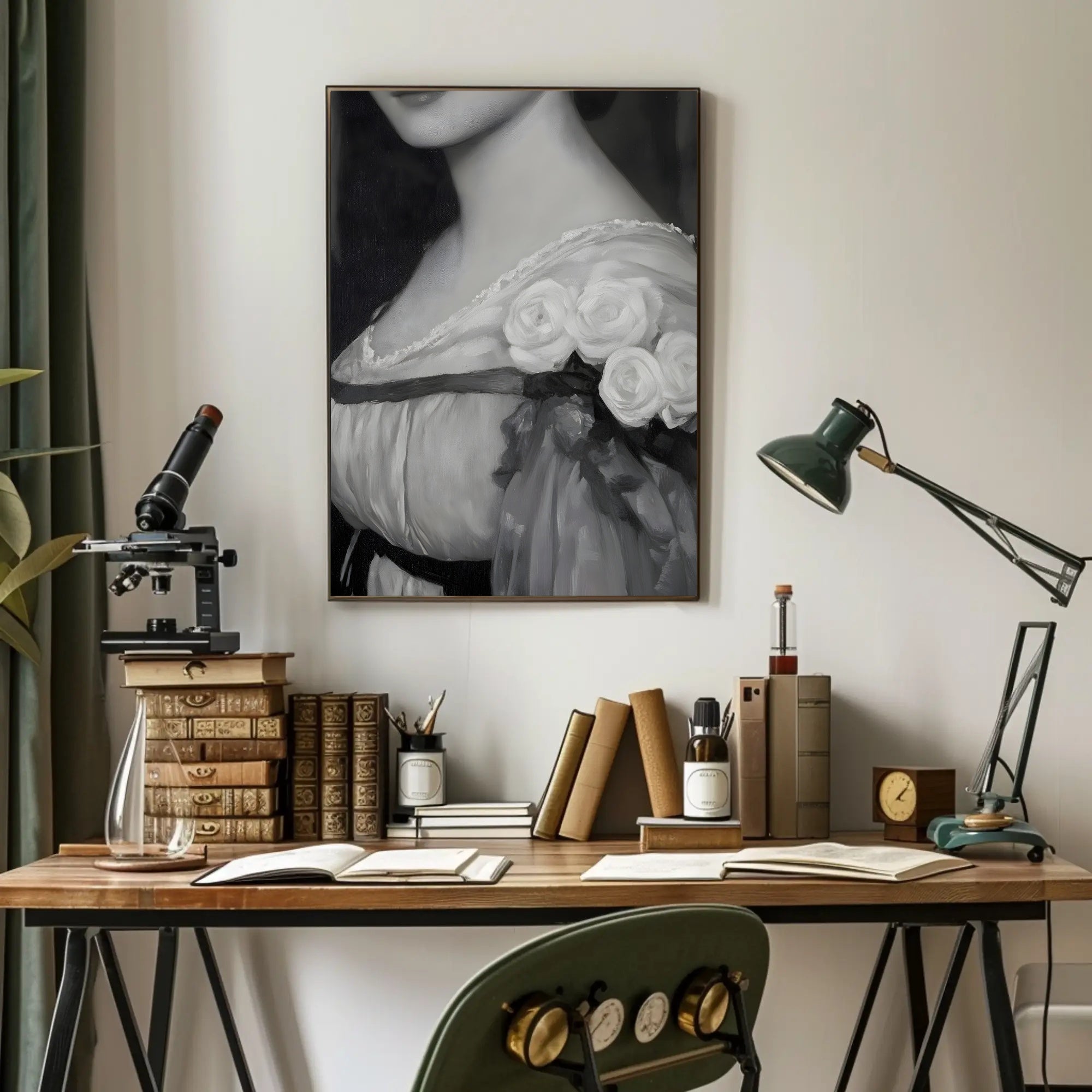 Timeless Beauty Victorian Era Artwork in Artistic Poster PosterGoat