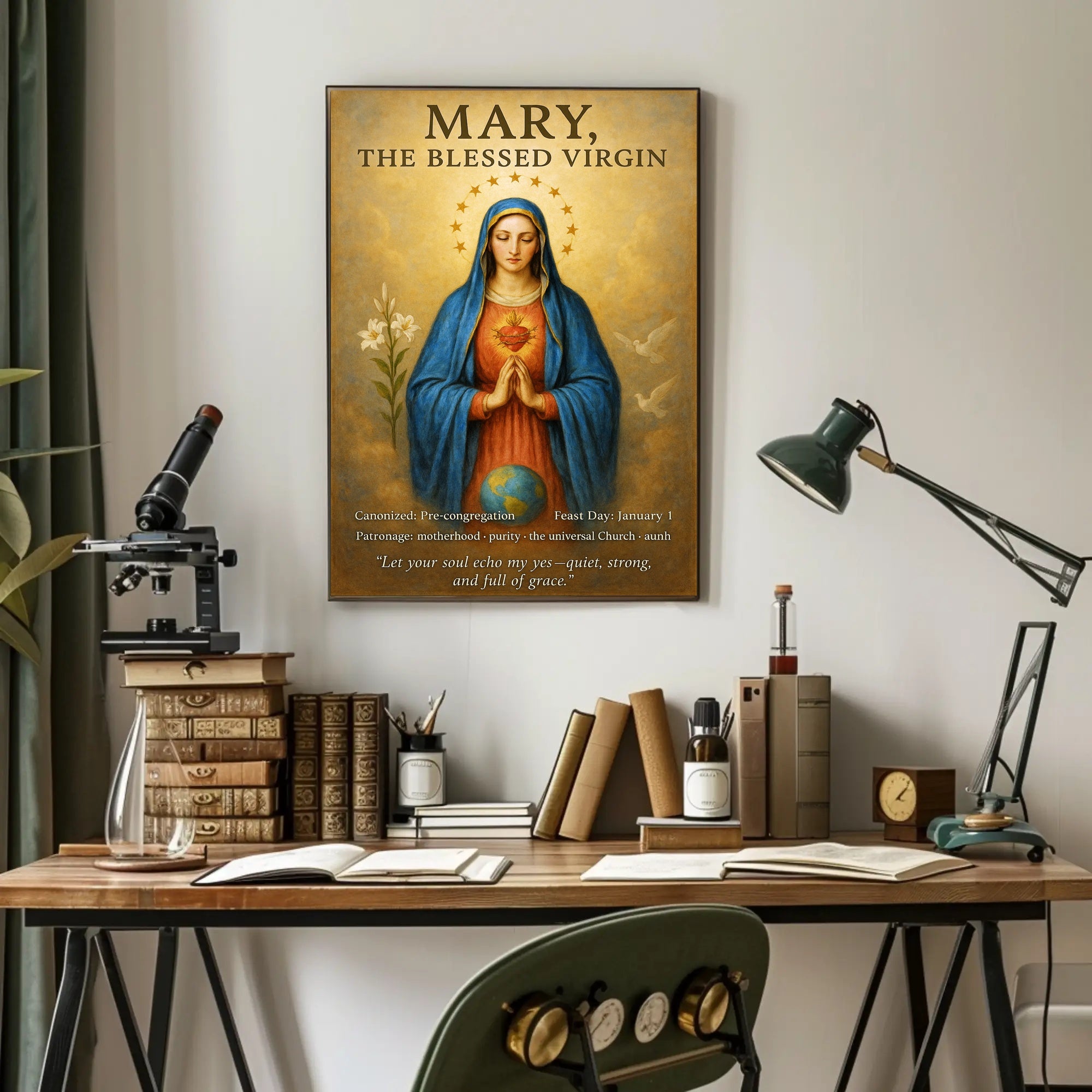 Mary, The Blessed Virgin Poster PosterGoat