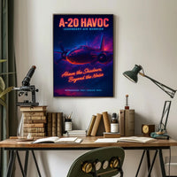 A-20 Havoc WWII Poster: Vintage Aircraft Art Collection