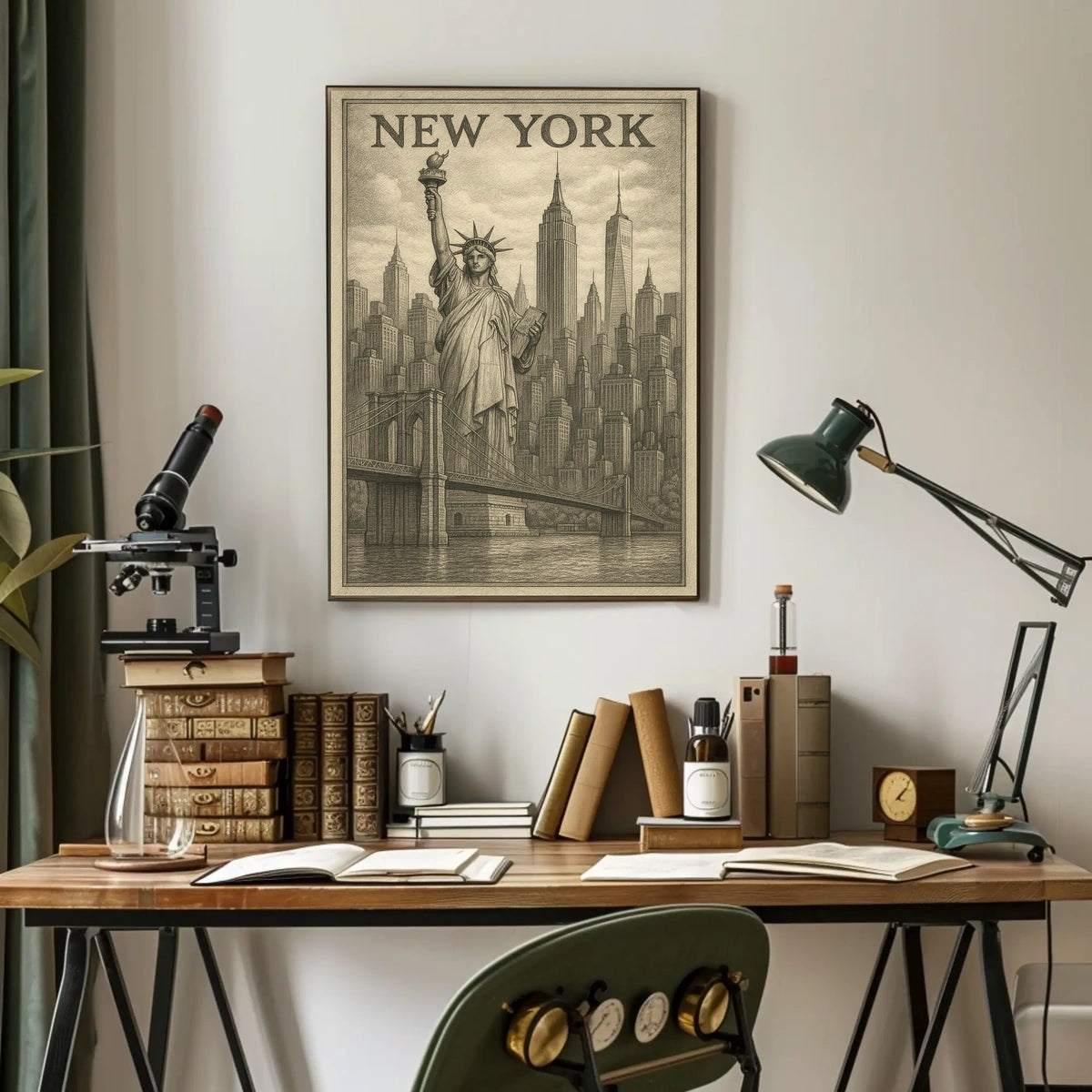 New York Cityscape Poster