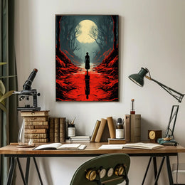 Moonlit Pathway Poster