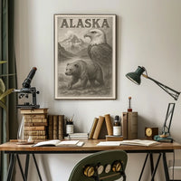 Alaska Wildlife Poster