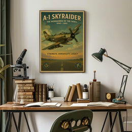 A-1 Skyraider The Workhorse of the Skies Poster