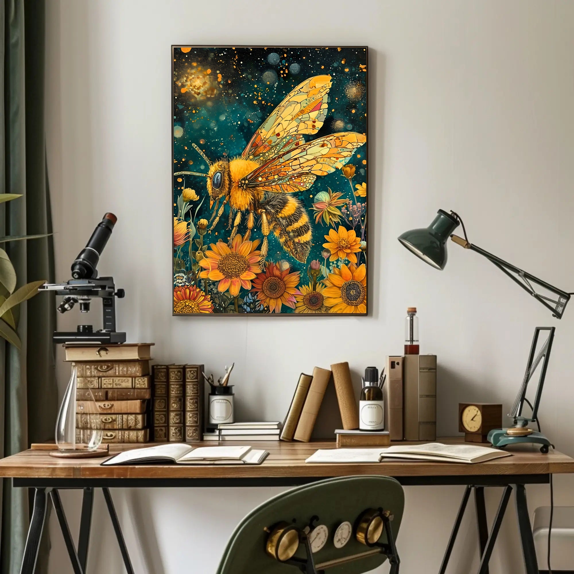 The Enchanted Bee William Morris Art Poster