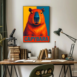 Capybara Art Poster
