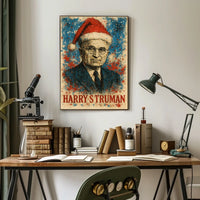 Harry S. Truman 33rd President of the United States Christmas SeriesPoster