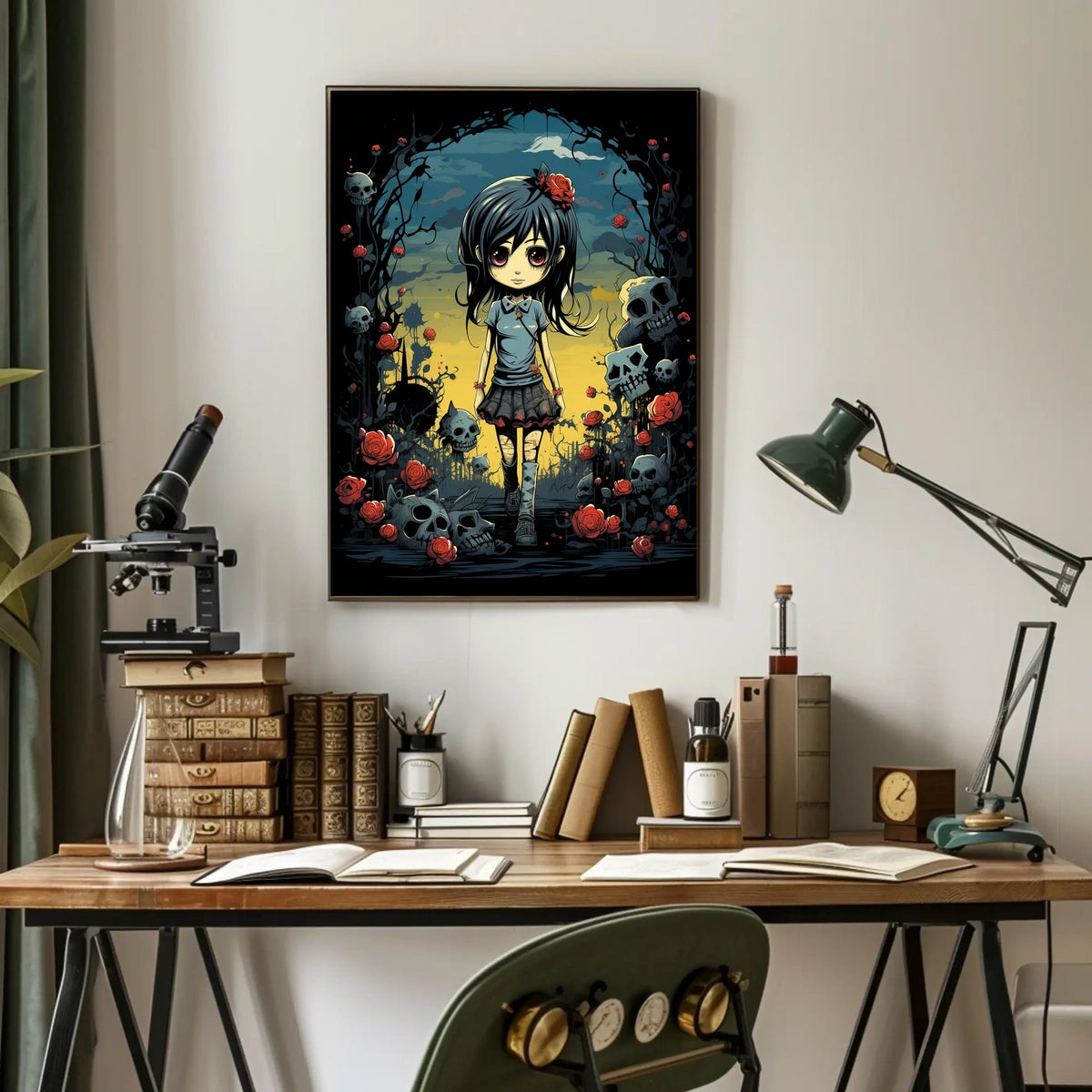 Gothic Garden Stroll Poster