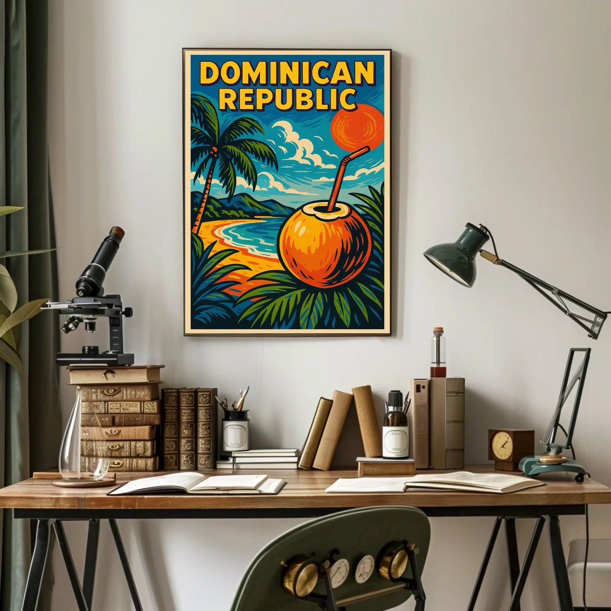 Tropical Paradise Dominican Republic Poster