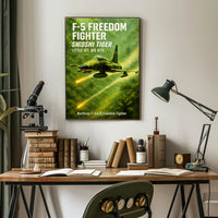 F-5 Freedom Fighter Skoshi Tiger Poster PosterGoat