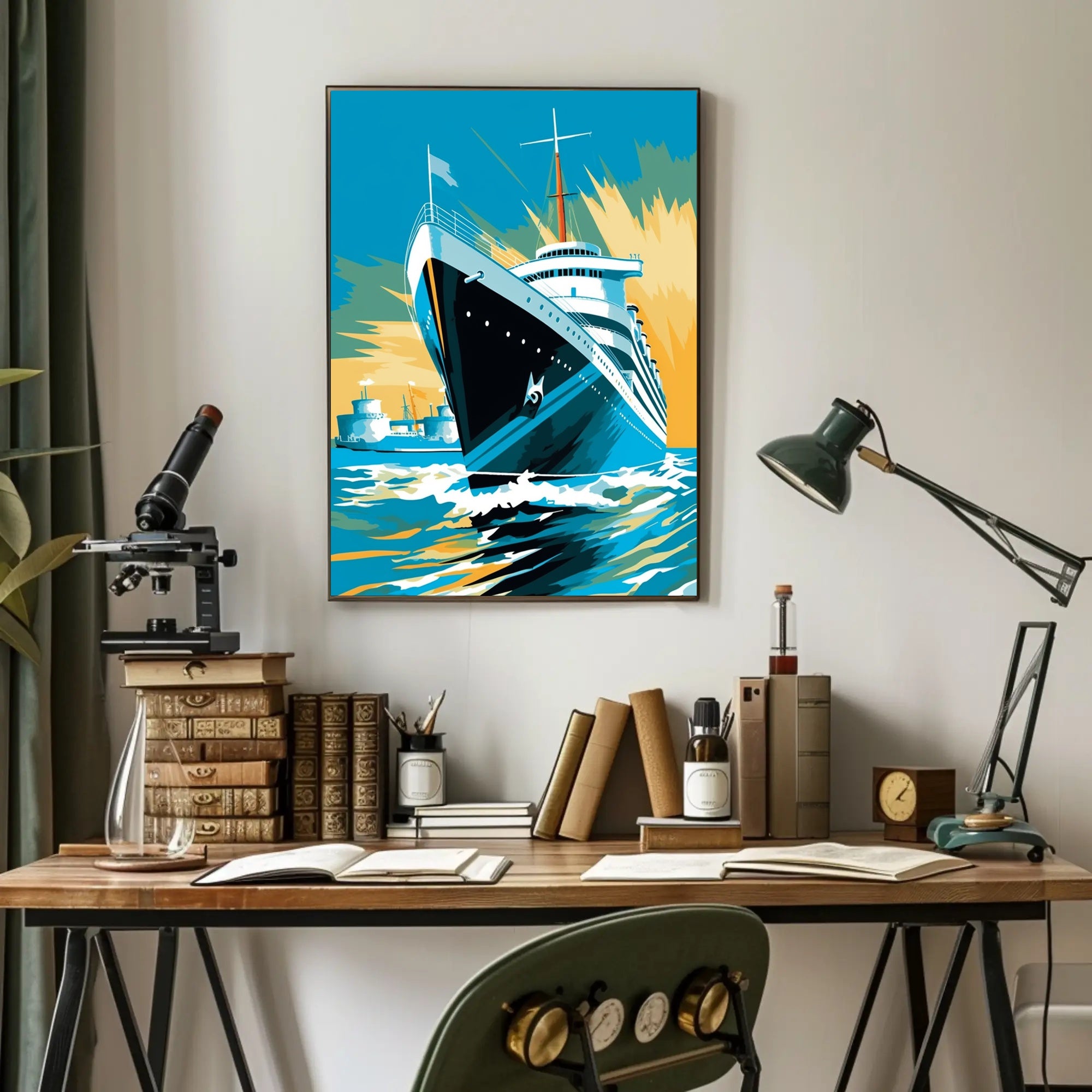 Majestic Ocean Voyage Poster