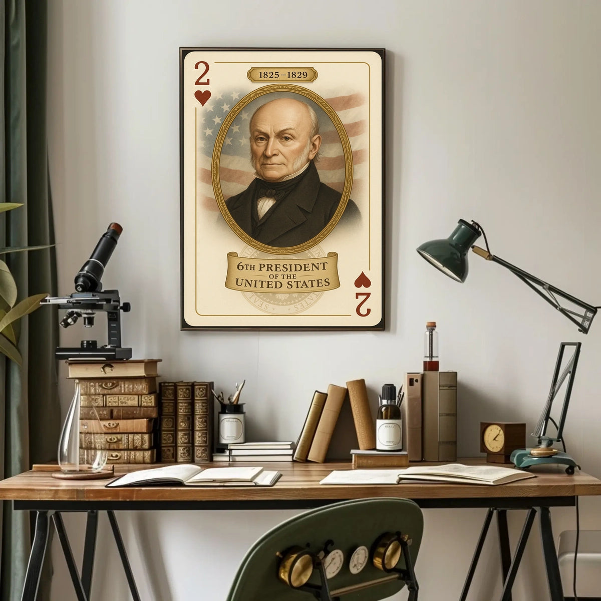 John Quincy Adams President Poster