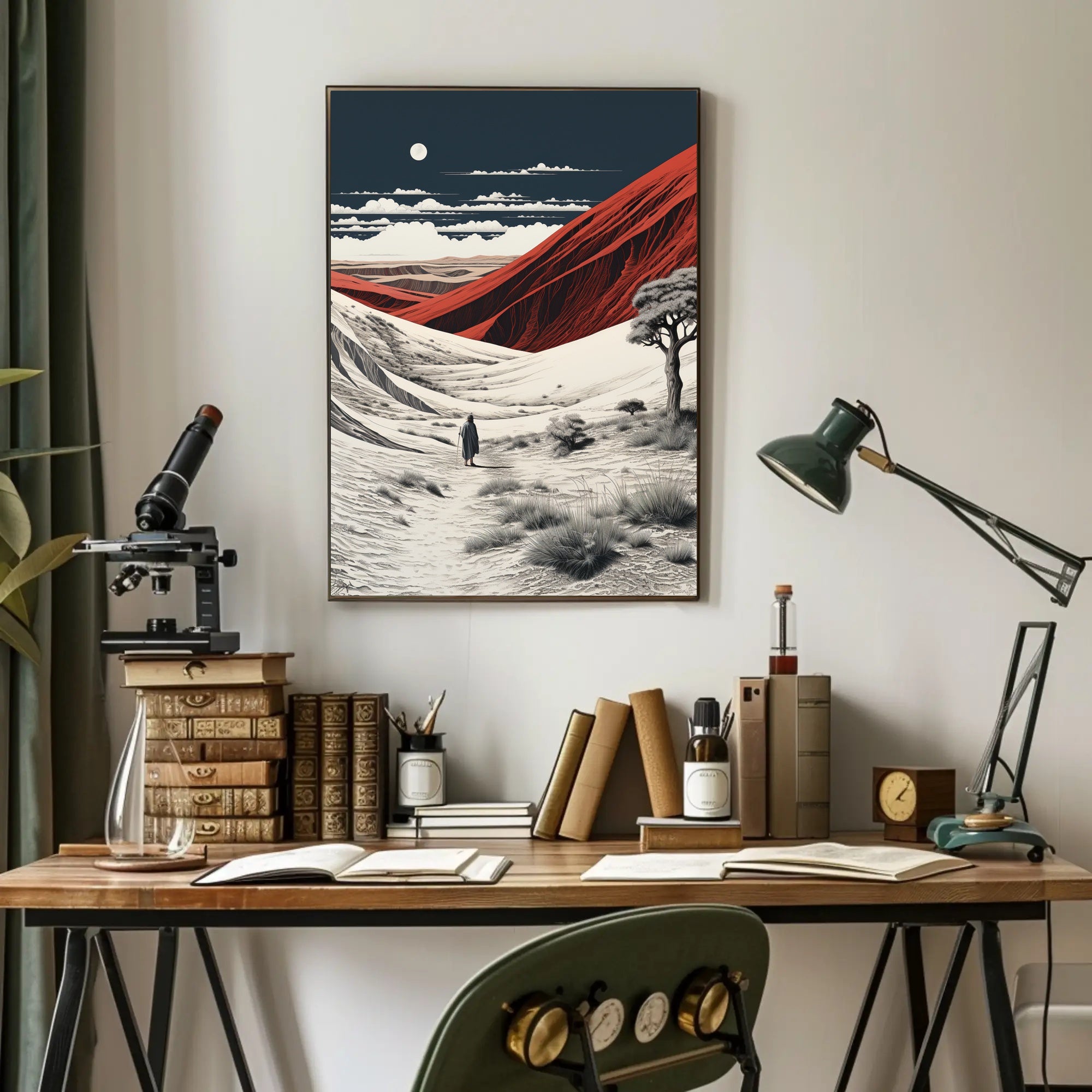 Desert Wanderer Poster