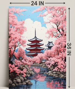 Cherry Blossom Serenity Poster