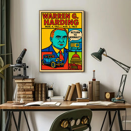 Warren G. Harding Return to Normalcy Poster PosterGoat