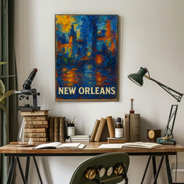 New Orleans A Vibrant Impression Poster