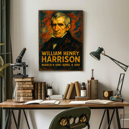 William Henry Harrison 9Th President Poster