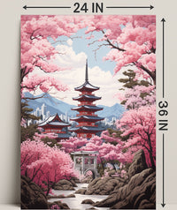 Cherry Blossom Serenity Poster