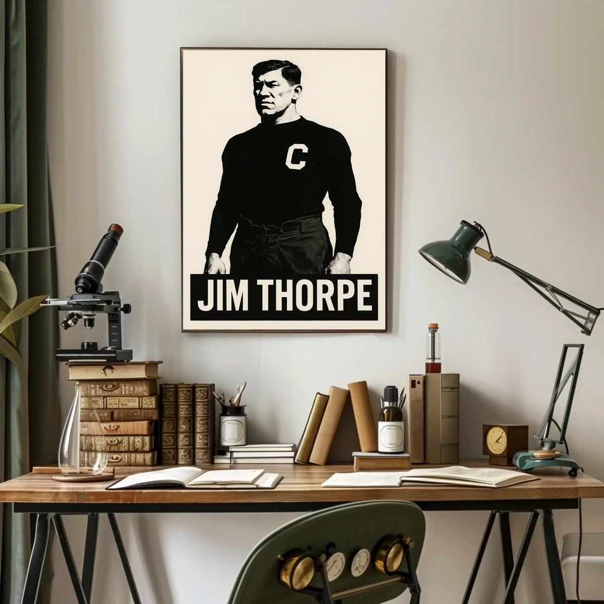 Jim Thorpe Legendary Athlete Poster
