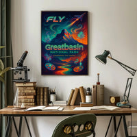 Fly to Great Basin National Park Poster