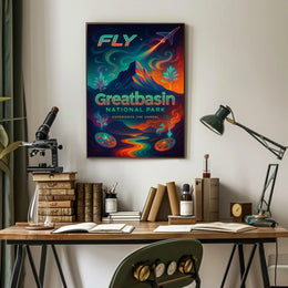 Fly to Great Basin National Park Poster