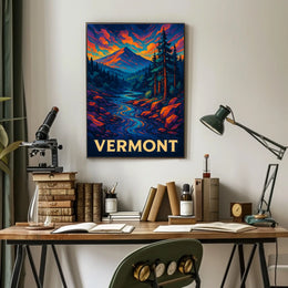 Vermont Landscape Poster