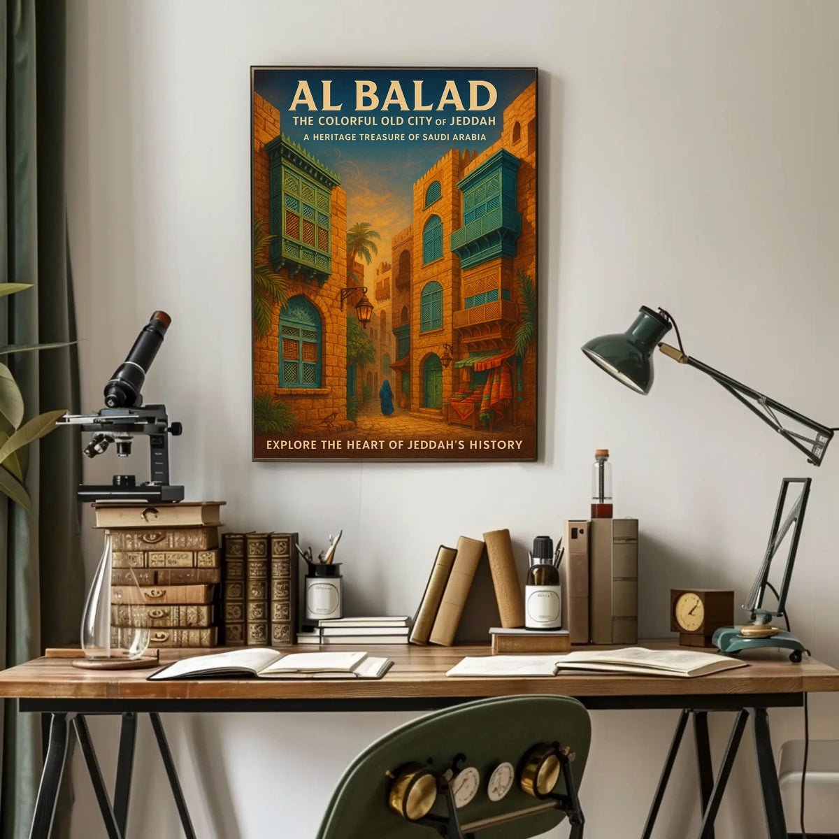 Al Balad The Colorful Old City Of Poster