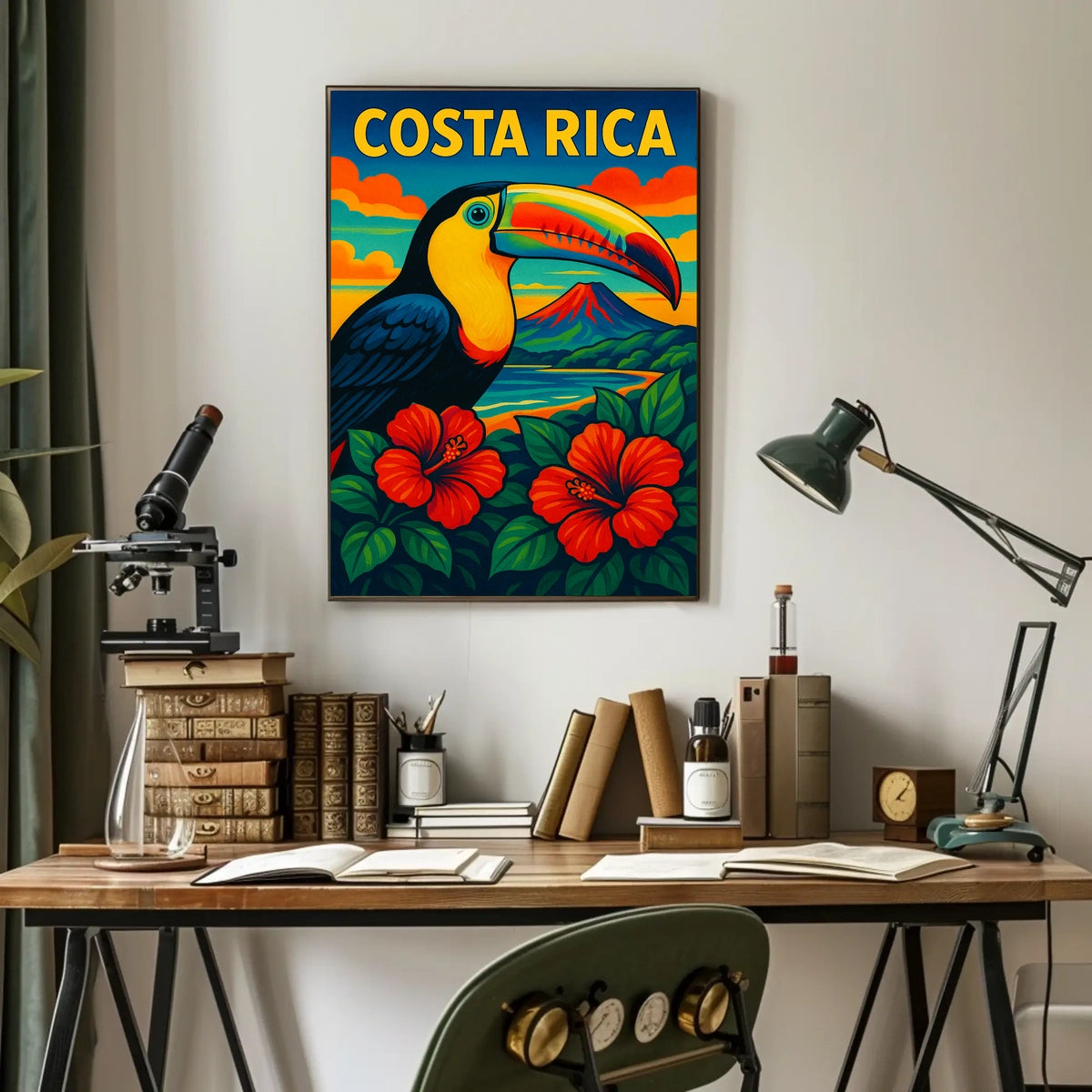 Costa Rica Travel Poster