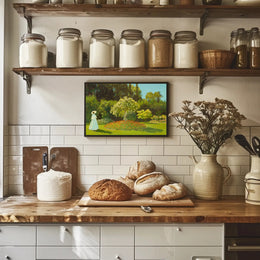 Tranquil Garden Scene Poster