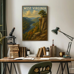 West Virginia Scenic Landscape Poster