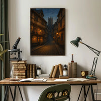 Dartmouth Old Town Charm St. Saviour Lane Travel Poster