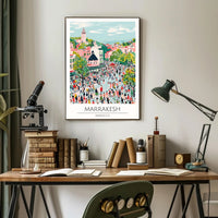 Vibrant Marrakesh Poster PosterGoat