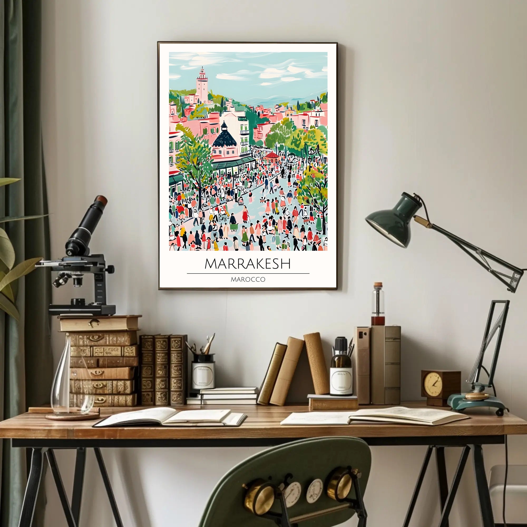 Vibrant Marrakesh Poster PosterGoat