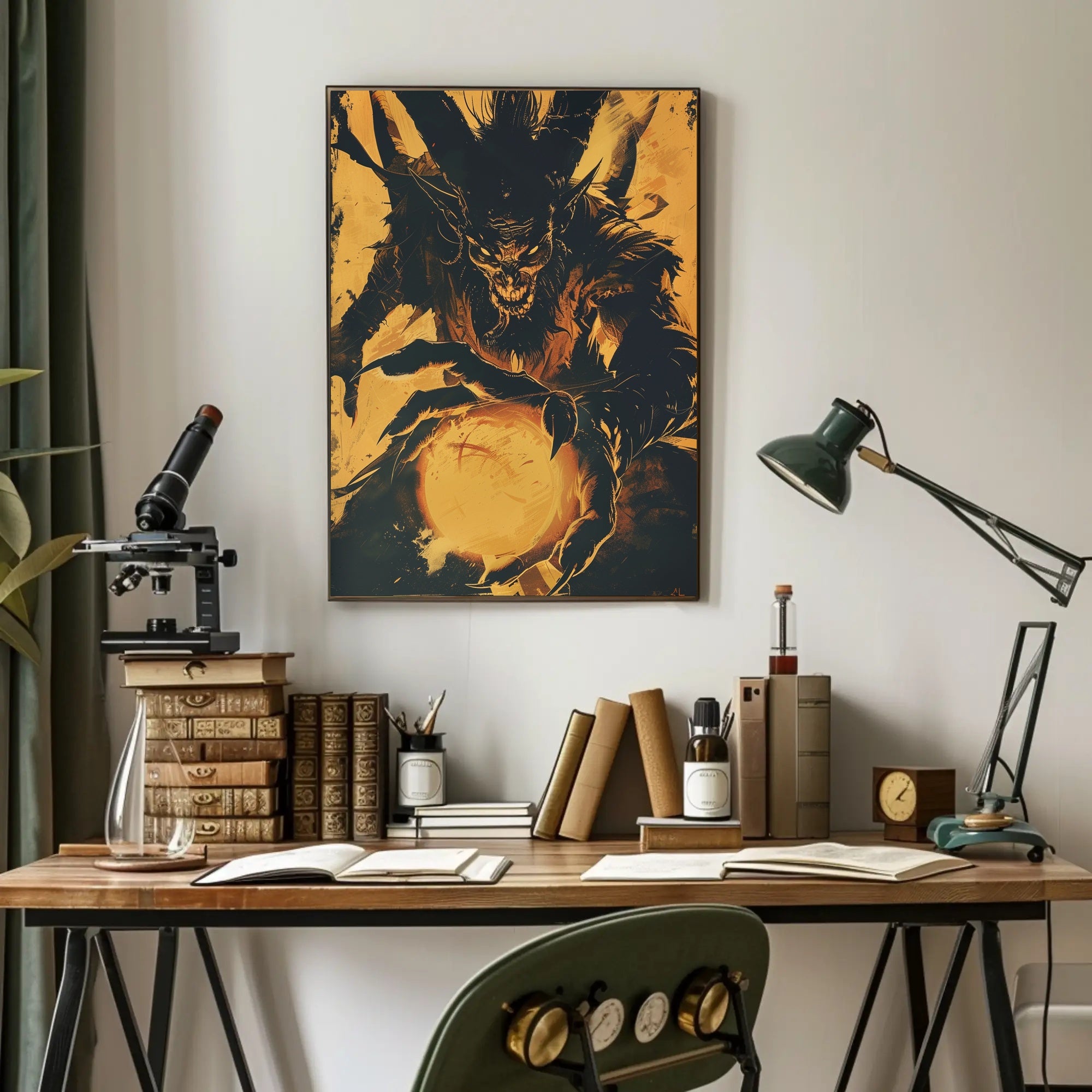 The Enigmatic Demon Poster PosterGoat