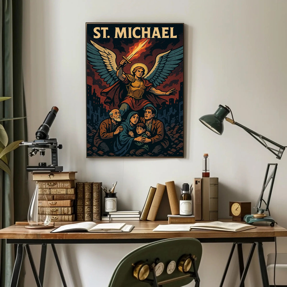 St. Michael Protector Of The People Poster