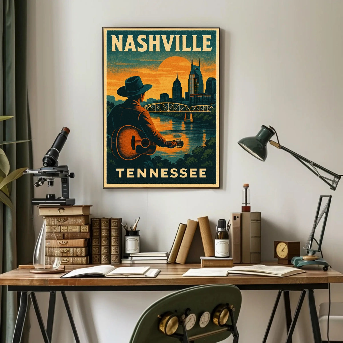Nashville Skyline Poster
