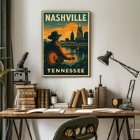 Nashville Skyline Poster