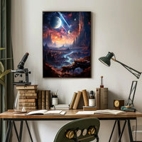 Cosmic Landscape Poster PosterGoat