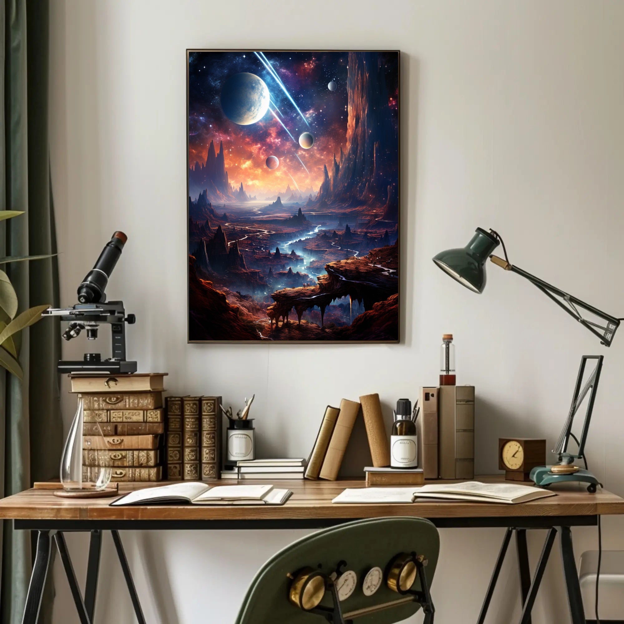 Cosmic Landscape Poster PosterGoat